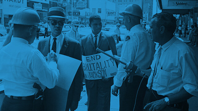 Medgar Evers arrest-blue.jpg
