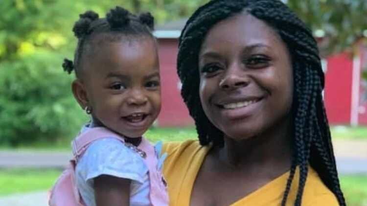 Pheonecia Ratliff, 24, of Canton, seen here in a Facebook post with her baby daughter, was kidnapped and killed by her ex-boyfriend Jamarquis Black on May 14, 2020. Black then took his own life.