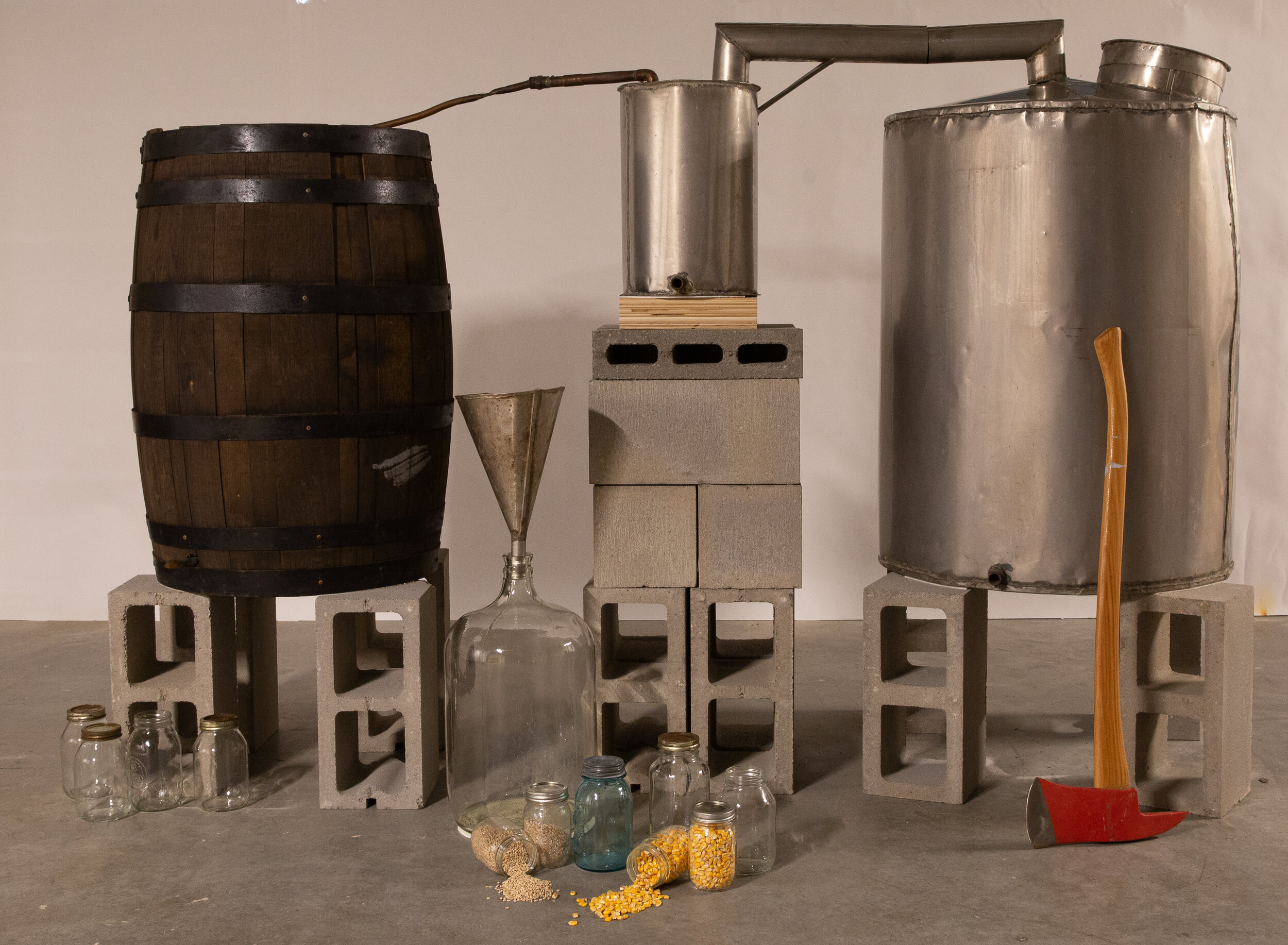 An illegal still from the Delta and a step-by-step demonstration of transforming corn mash into moonshine are part of the Mississippi Distilled: Prohibition, Piety, and Politics&nbsp; exhibition at the&nbsp;Two Mississippi Museums in Jackson. Courte…