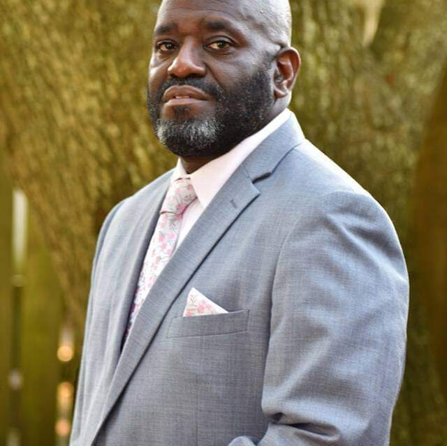 Abdul-Mu’Min, who took charge as imam at the Biloxi Islamic Center 10 years ag0, spoke from the lectern, about domestic violence as “a very serious issue and, yes, we are plagued with it.” Photo courtesy of Abdul-Mu'Min
