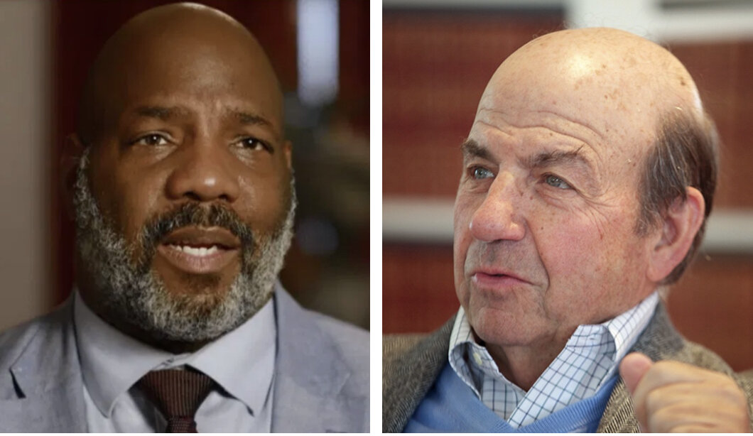 Jelani Cobb, the Ira A. Lipman Center professor at Columbia Journalism School. and Calvin Trillin, who spent 50 years covering civil rights, discussed in Race in America with MCIR on Jan. 21.
