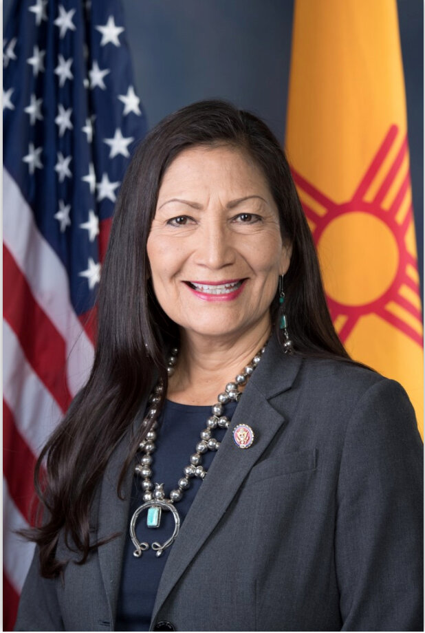 U.S. Rep. Deb Haaland, D-N.M., a Native American, is expected to win Senate confirmation as secretary of the Interior. Official portrait
