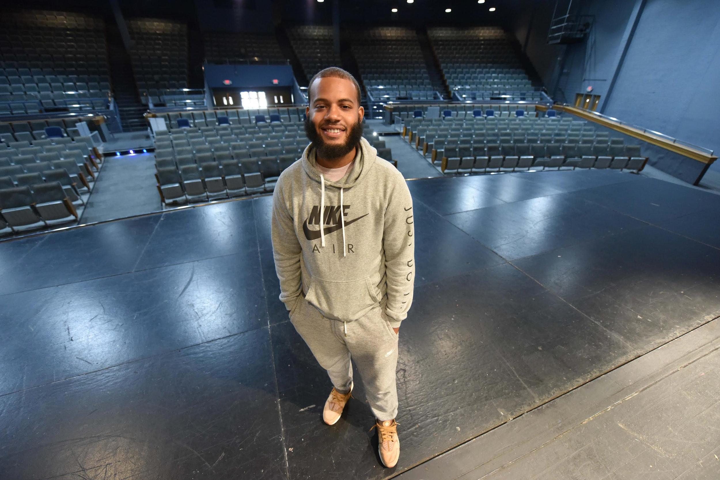 Student Michael Taylor is determined to change the negative stereotypes and narratives surrounding black men.   Sarah Warnock/Clarion Ledger